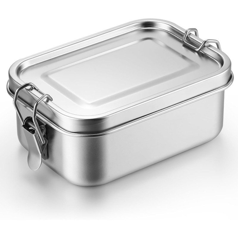 Food Storage Made Easy - Paslanmaz Çelik Gıda Saklama Kapları Kapaklı