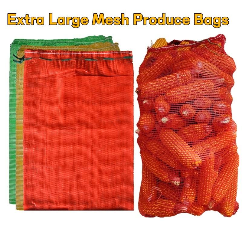 Produce Bag Reusable Mesh - Ekstra Büyük Boy Yeniden Kullanılabilir File