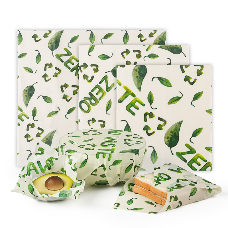 Food Storage Zipper Bags - 3 Adet Balmumu Koruma Bezi, Balmumu