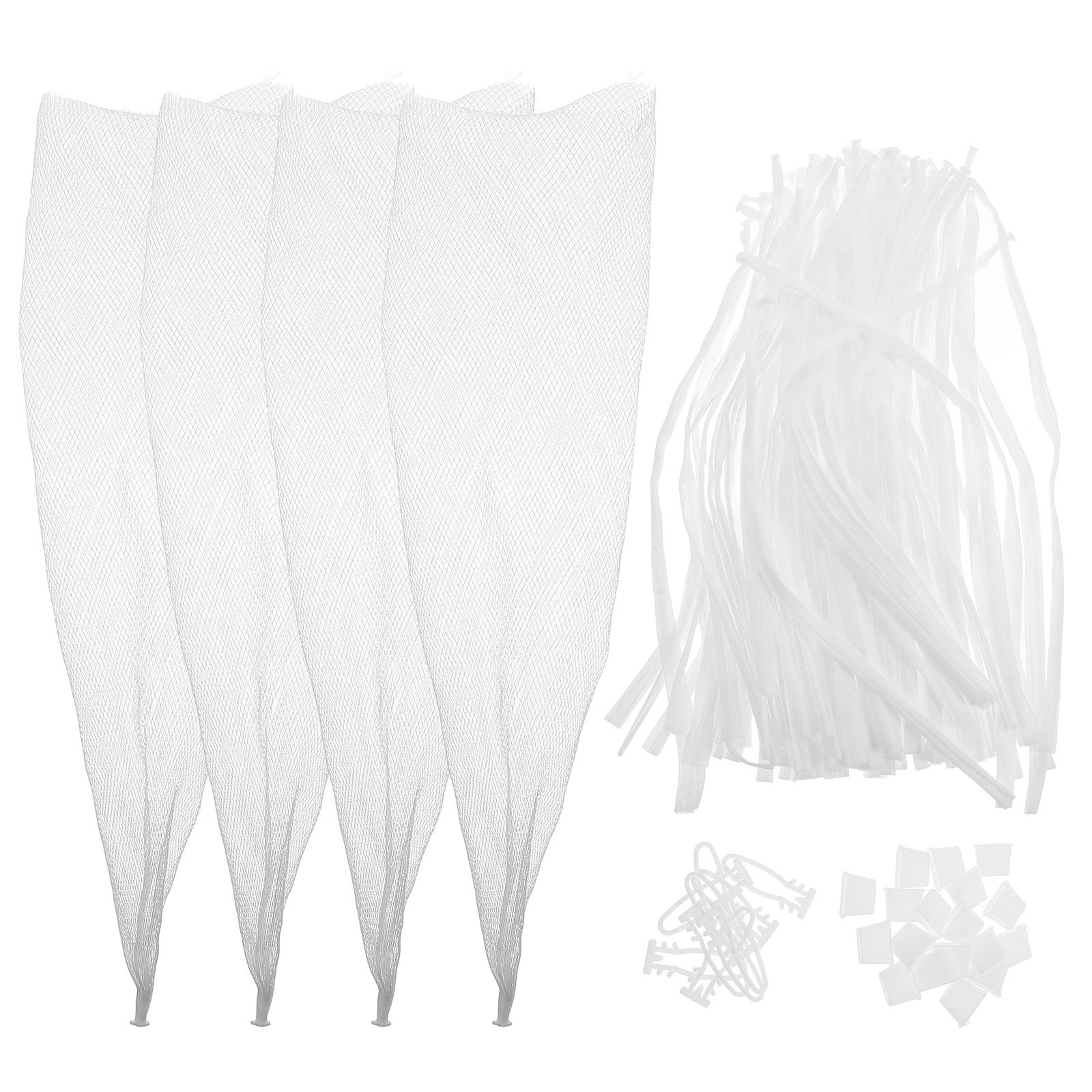Produce Bag Reusable Mesh - 100 Adet Esnek Yeniden Kullanılabilir File