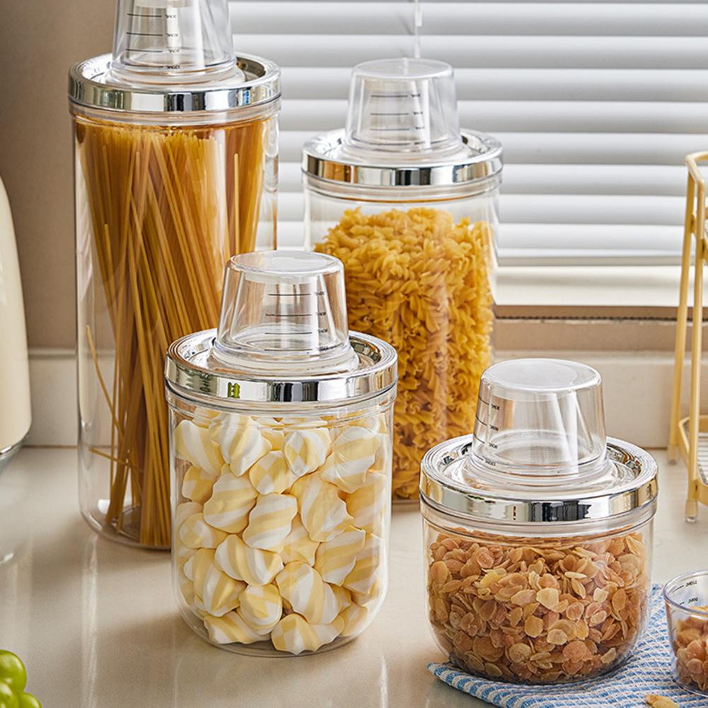 Airtight Cereal Jar - 900/1400/2000/2600ML Mühürlü Kavanoz Hava Geçirmez Kapaklı