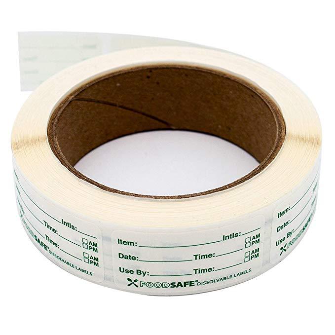 Food Storage Expiration Dates - 250 adet Gıda Etiketleri Kaplar için