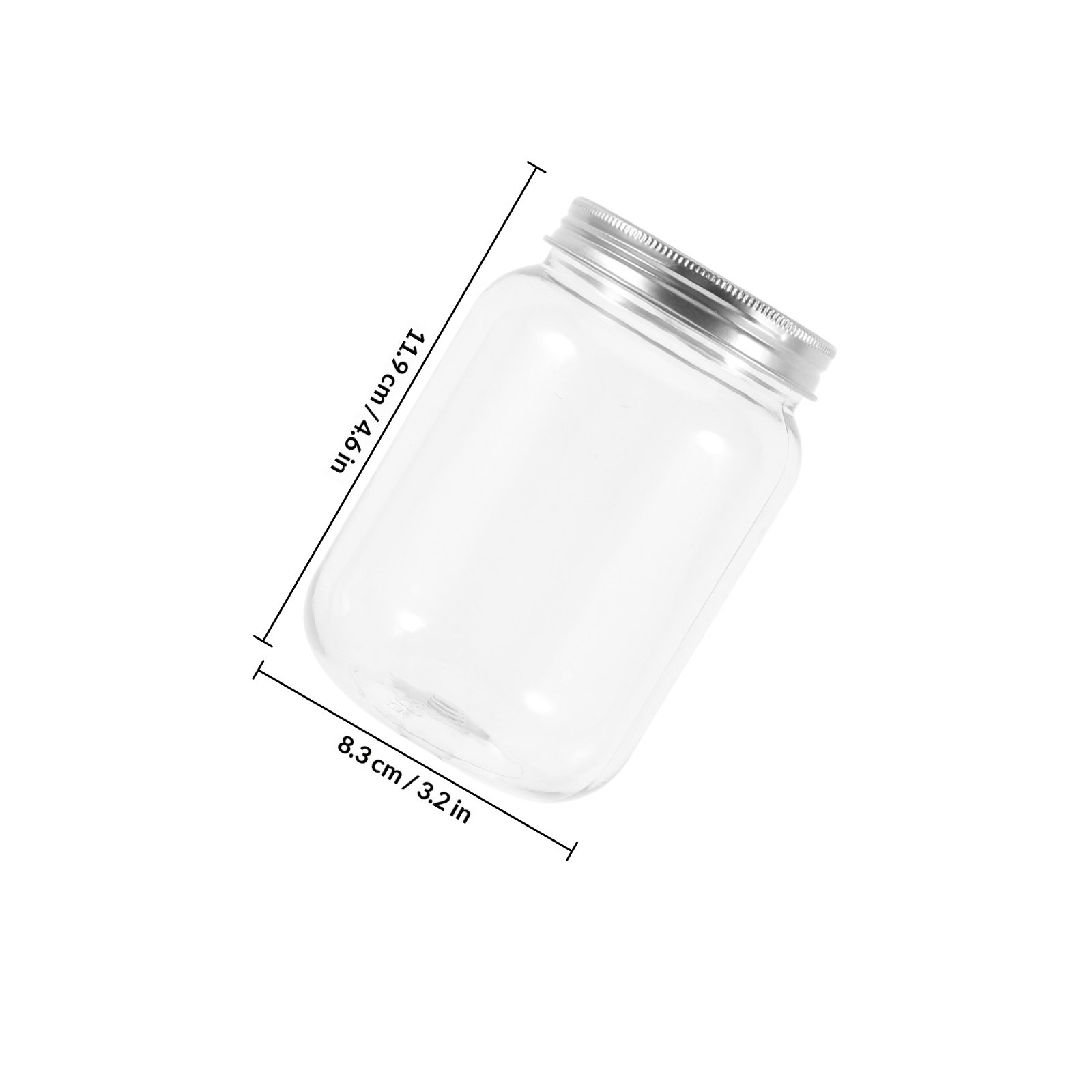 4 adet şeffaf plastik kavanozl - Food Storage Jars incelemesi ve fiyatı