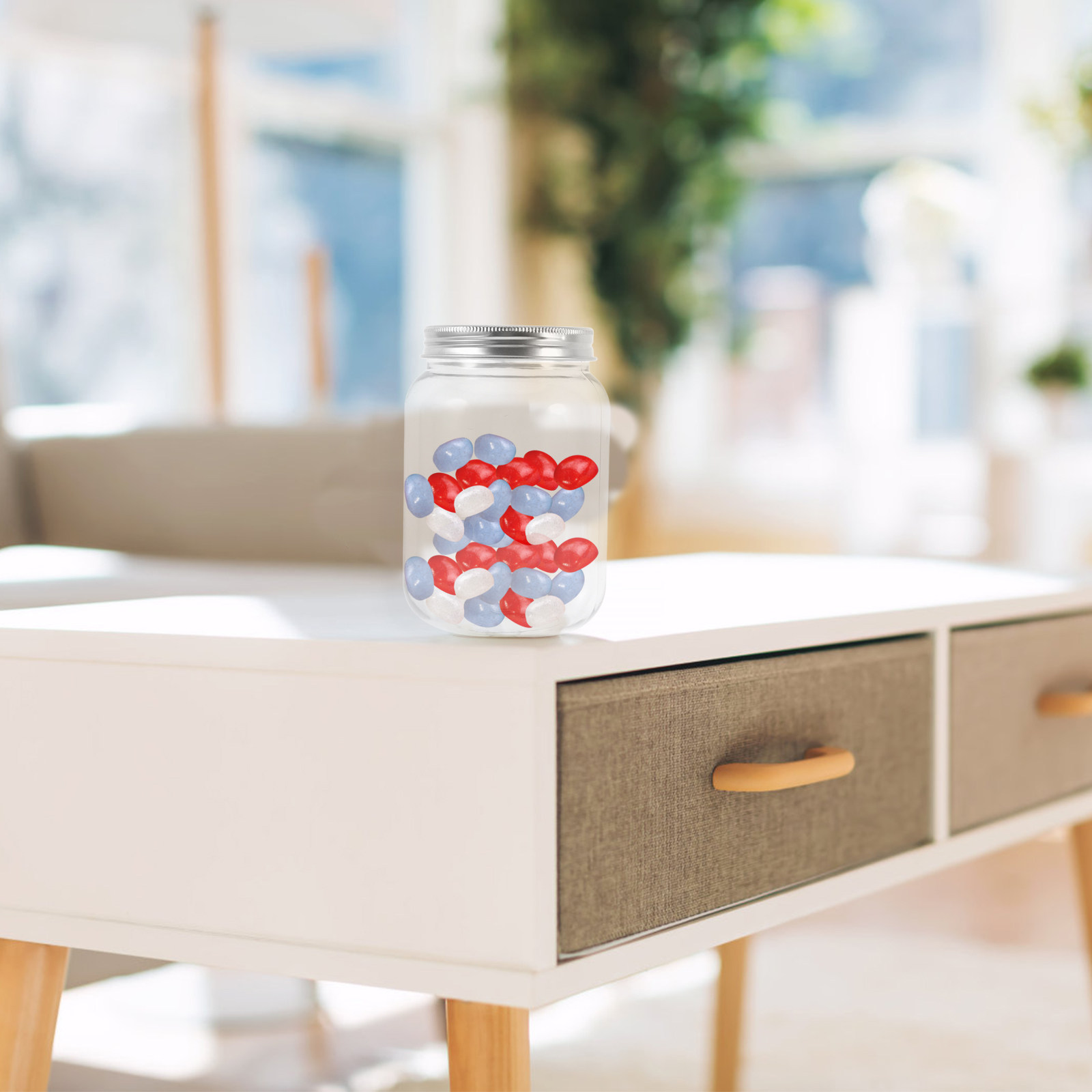 4 adet şeffaf plastik kavanozl - Food Storage Jars incelemesi ve fiyatı