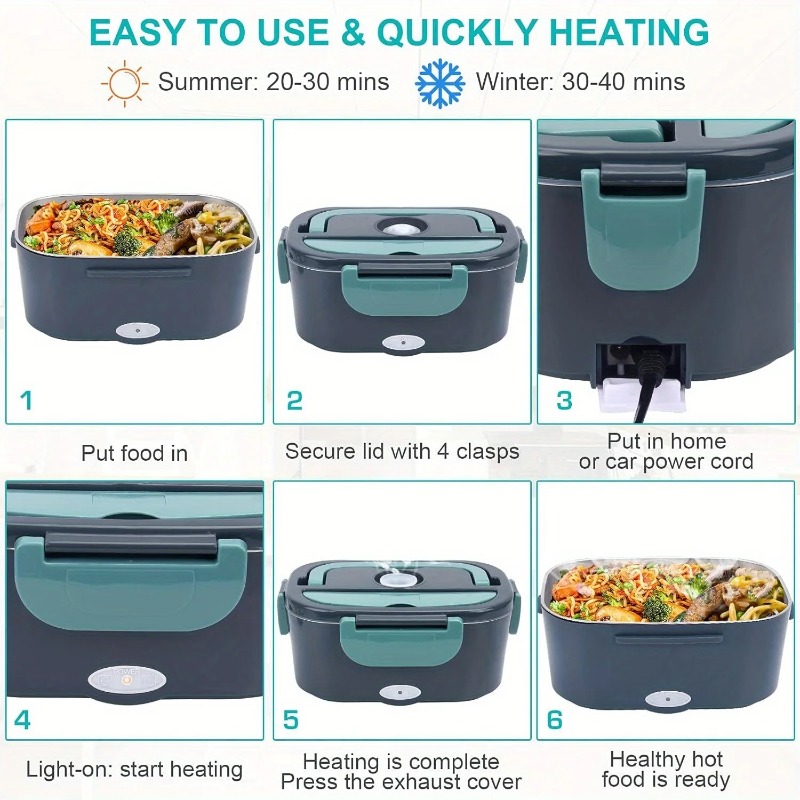 Taşınabilir Elektrikli Yemek I - Food Storage Warmer incelemesi ve fiyatı