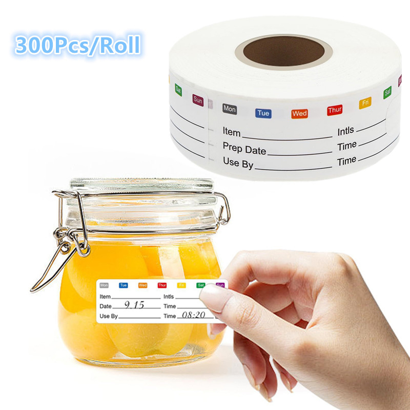 300 Adet/Rulo Mutfak Tarih Eti - Food Storage Expiration Dates incelemesi ve fiyatı