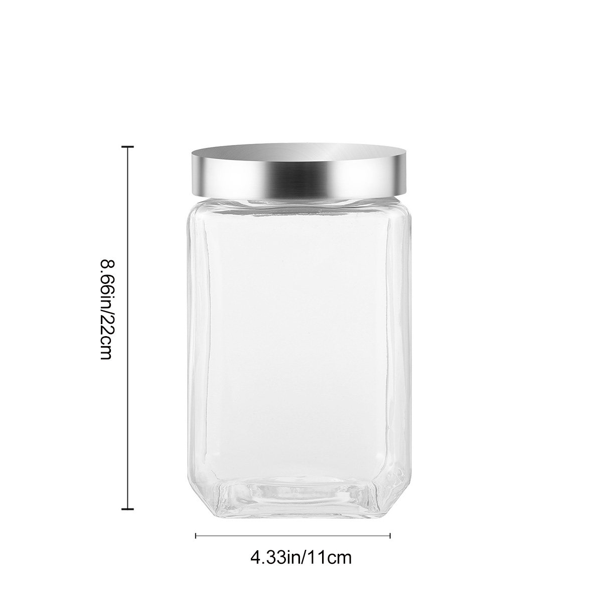1 Adet Yüksek Borosilikat Cam  - Airtight Cereal Jar incelemesi ve fiyatı