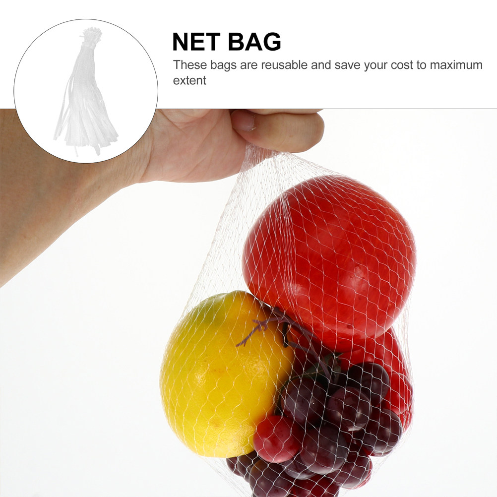 50 Adet Ağır Hizmet Tipi File  - Produce Bag Reusable Mesh incelemesi ve fiyatı