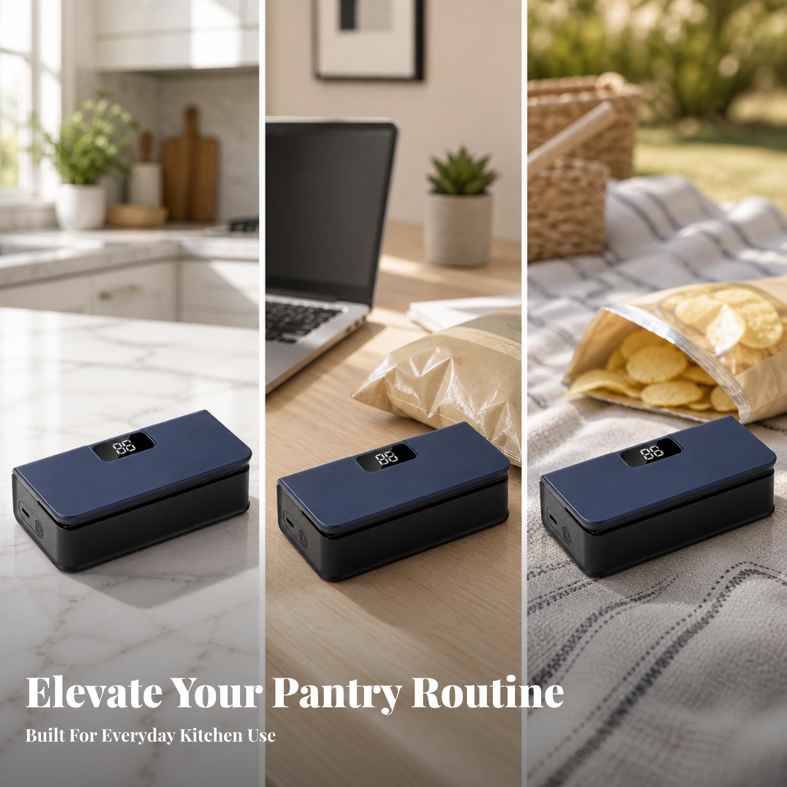 Dijital Ekranlı Poşet Kapatıcı - Food Storage Bag Organizer incelemesi ve fiyatı