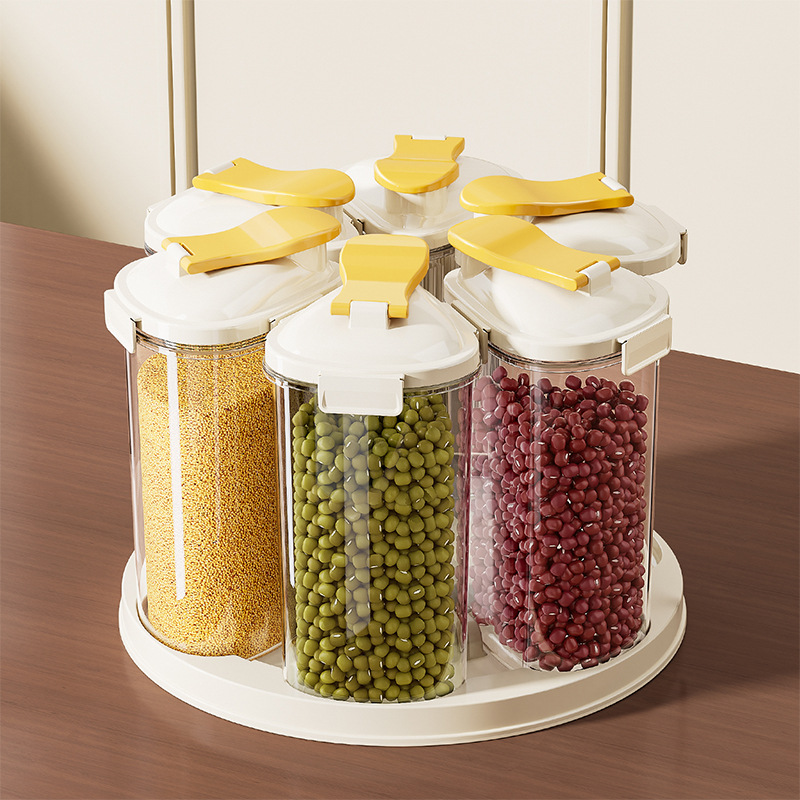 Döner Tahıl Saklama Kabı Mutfa - Airtight Cereal Jar incelemesi ve fiyatı