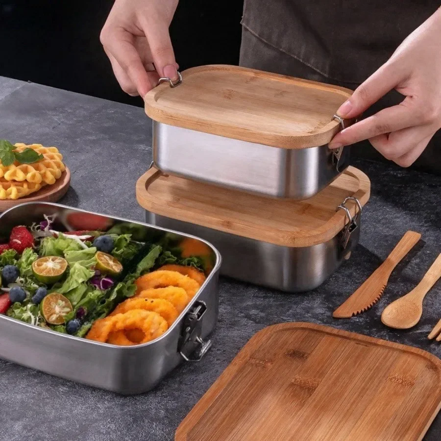 Yeni 304 Paslanmaz Çelik Bambu - Stainless Lunch Box incelemesi ve fiyatı