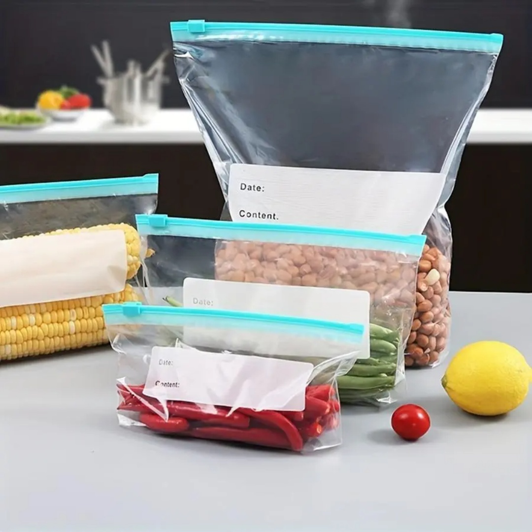 60 adet Yeniden Kullanılabilir - Food Storage Zipper Bags incelemesi ve fiyatı