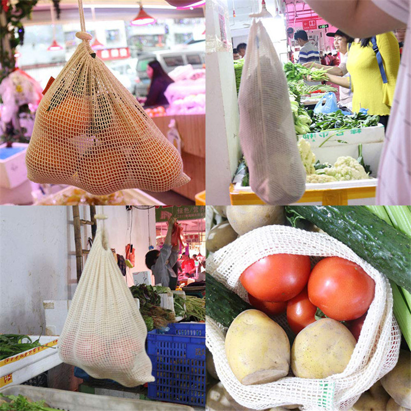 Yeniden Kullanılabilir Pamuklu - Produce Bag Reusable Mesh incelemesi ve fiyatı