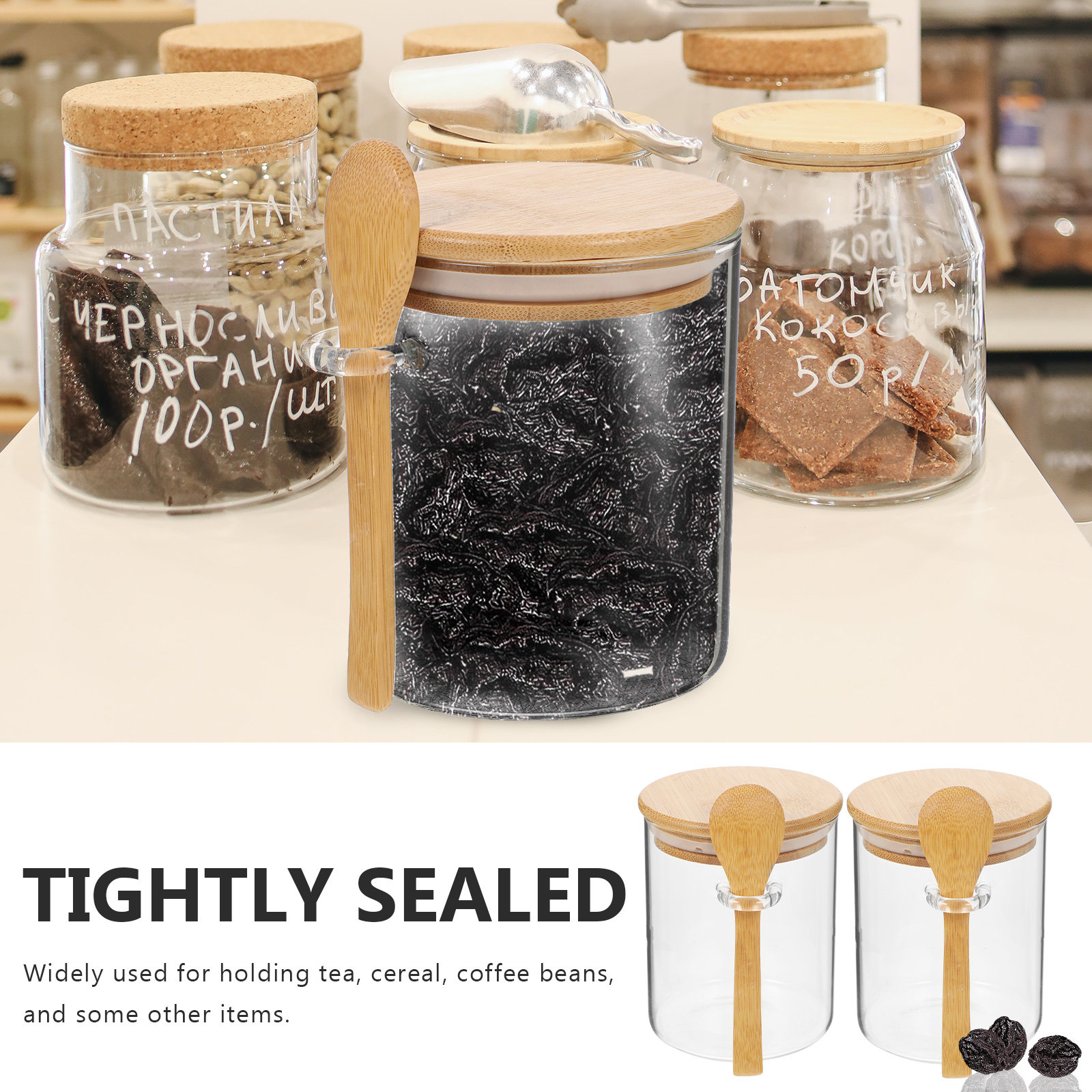 2 Adet Un Şeker Saklama Kaplar - Food Storage Jars incelemesi ve fiyatı