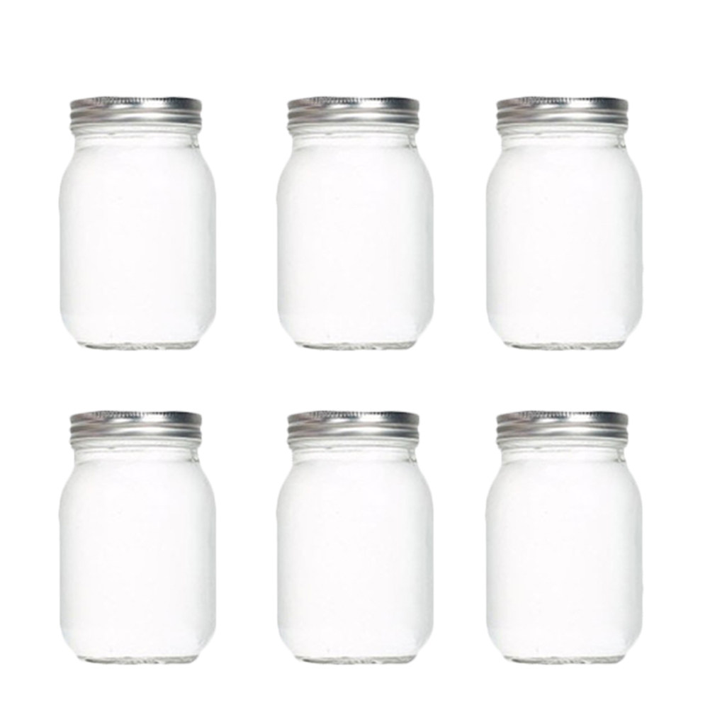 6 adet şeffaf yuvarlak cam kav - Food Storage Jars incelemesi ve fiyatı