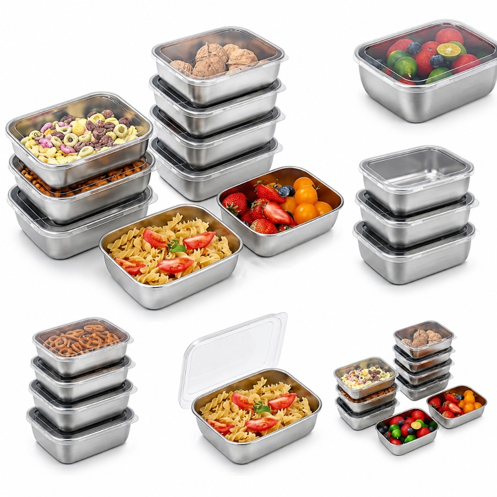 6 Adet Paslanmaz Çelik Gıda Sa - Stainless Lunch Box incelemesi ve fiyatı