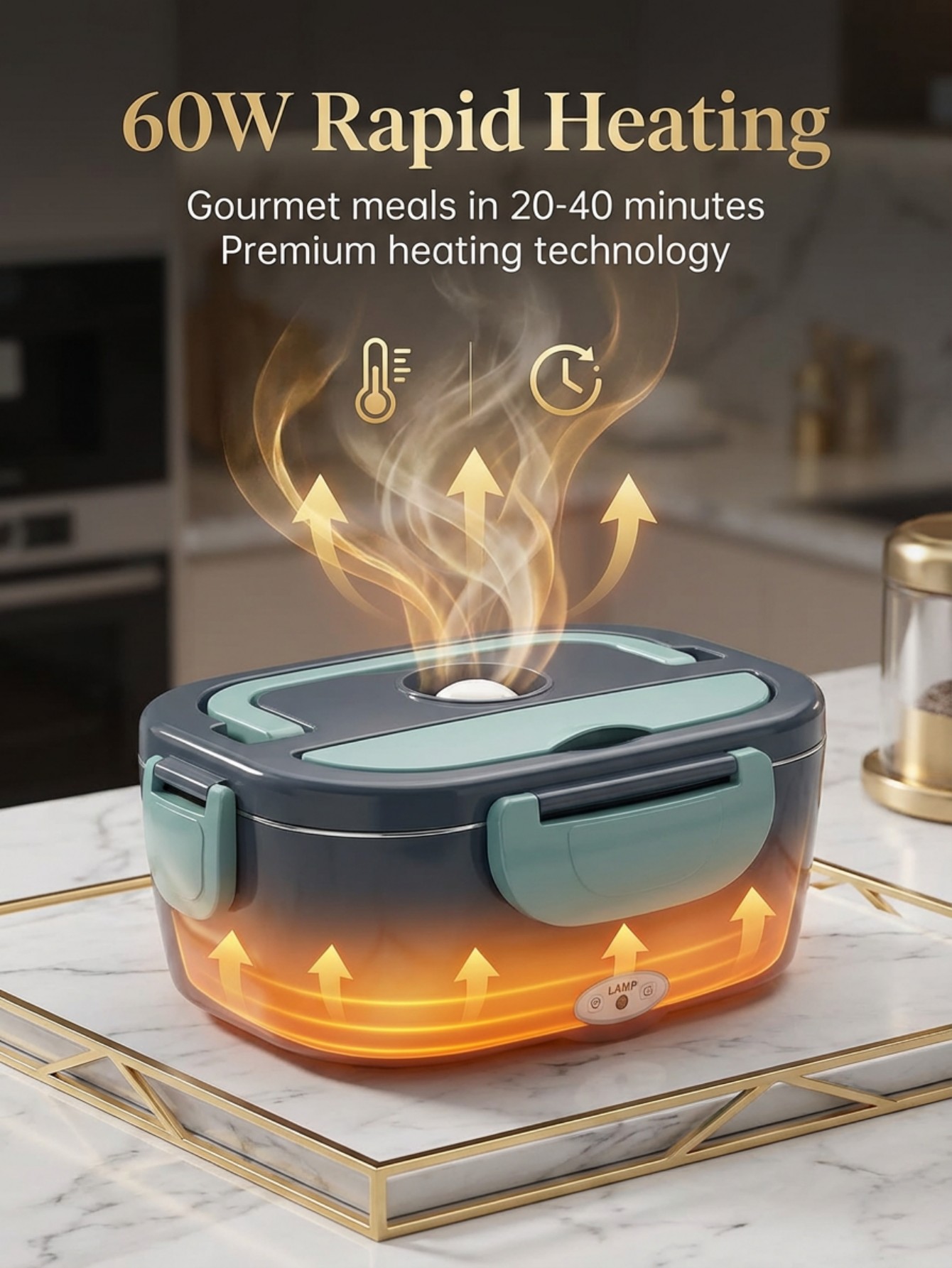 60W Elektrikli Isıtmalı Yemek  - Food Storage Warmer incelemesi ve fiyatı