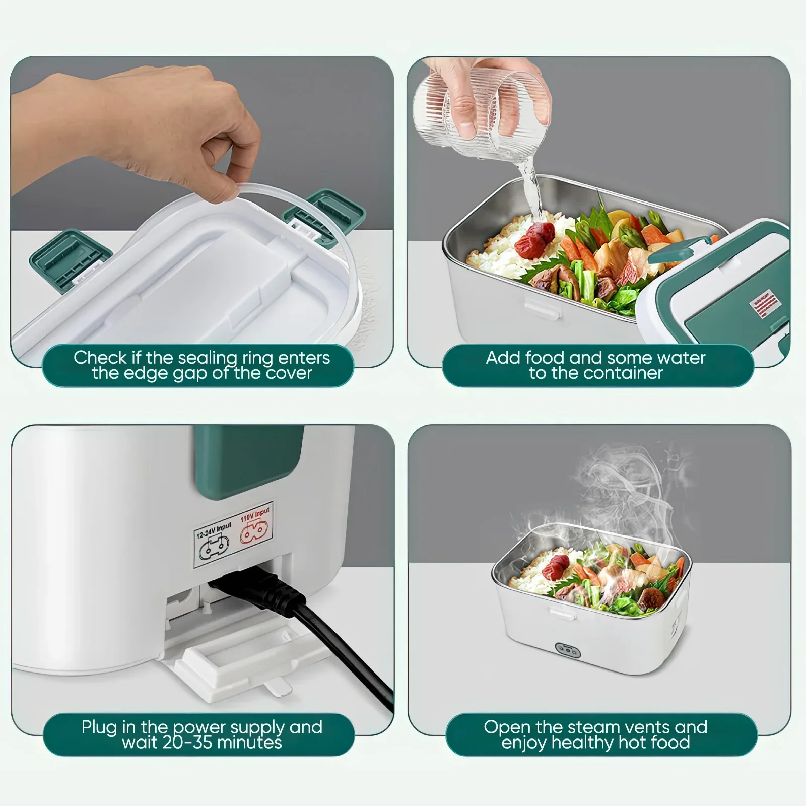 Elektrikli Öğle Yemeği Kutusu  - Food Storage Warmer incelemesi ve fiyatı