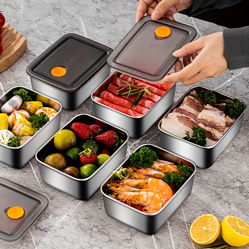 4 Parça Paslanmaz Çelik Gıda S - Food Storage Stainless Steel Containers incelemesi ve fiyatı
