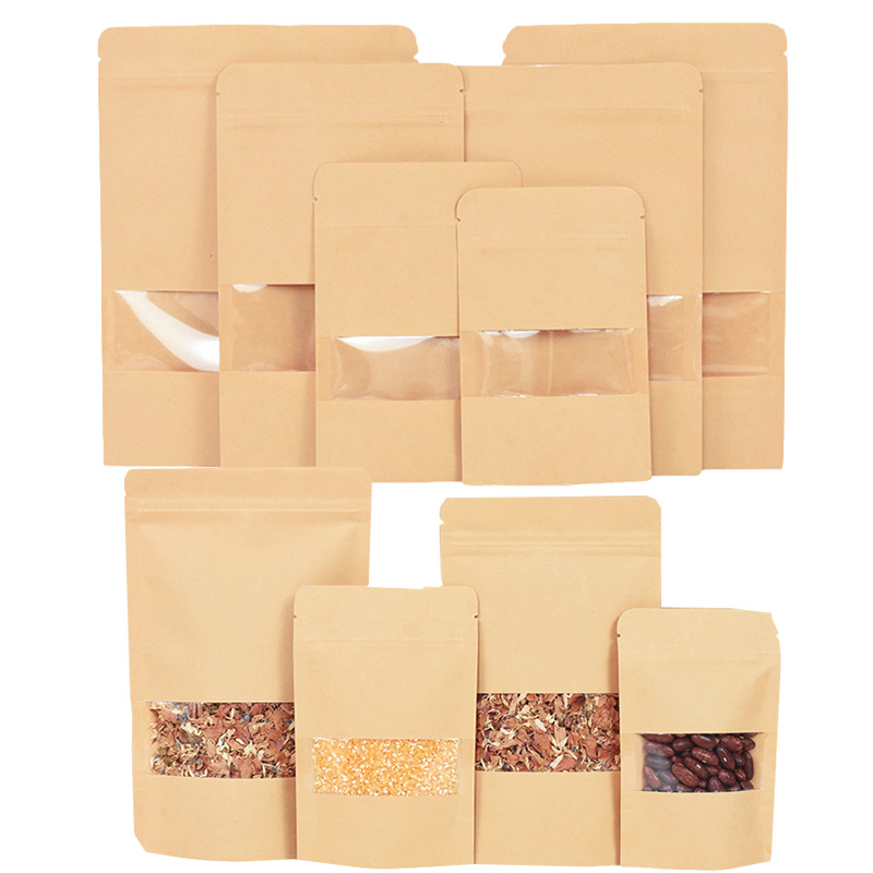 20/50 adet Kraft Kağıt kilitli - Food Storage Zipper Bags incelemesi ve fiyatı