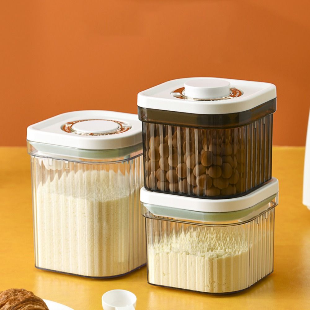 Şerit Desenli Süt Tozu Saklama - Airtight Cereal Jar incelemesi ve fiyatı
