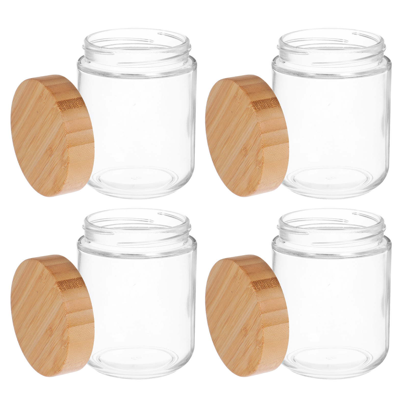 4 Adet Cam Mutfak Saklama Kava - Food Storage Jars incelemesi ve fiyatı