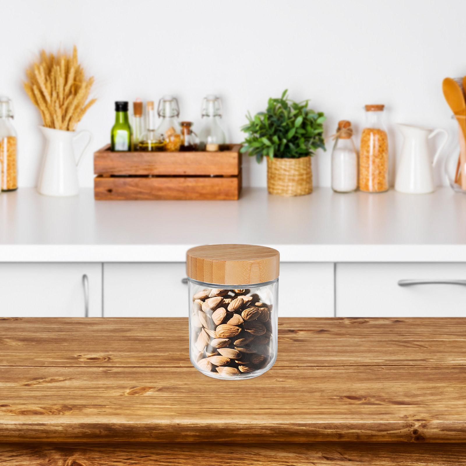 4 Adet Cam Mutfak Saklama Kava - Food Storage Jars incelemesi ve fiyatı