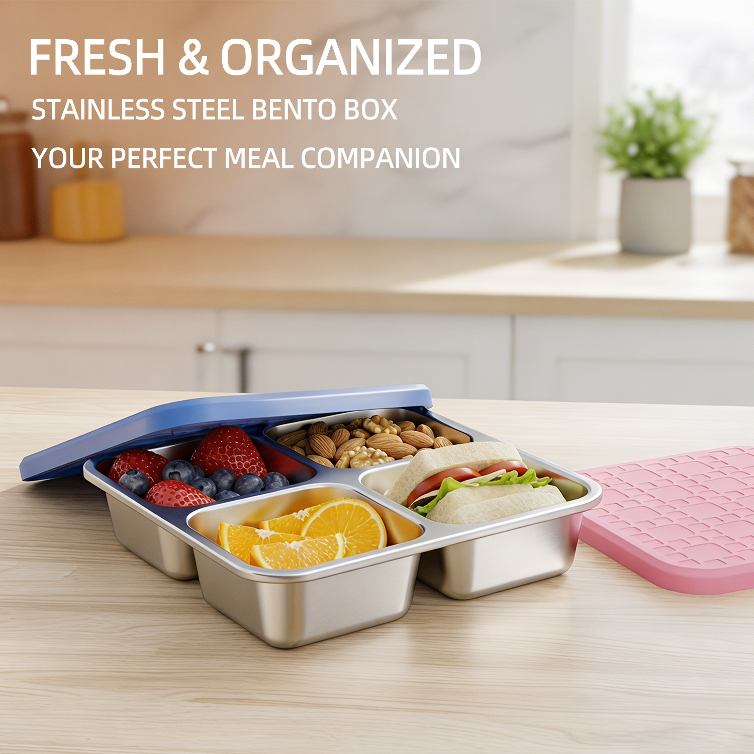 304 Paslanmaz Çelik Bölmeli Öğ - Stainless Lunch Box incelemesi ve fiyatı