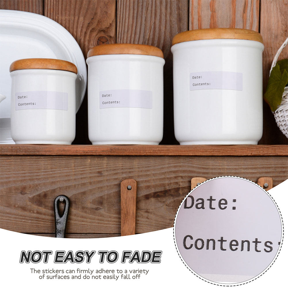 Çıkarılabilir Gıda Etiketleri, - Food Storage Jar Labels incelemesi ve fiyatı