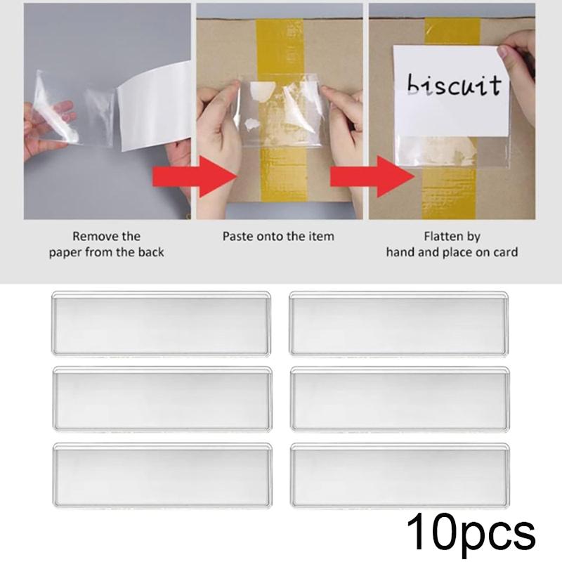 10 adet şeffaf PVC yapışkanlı  - Food Storage Jar Labels incelemesi ve fiyatı