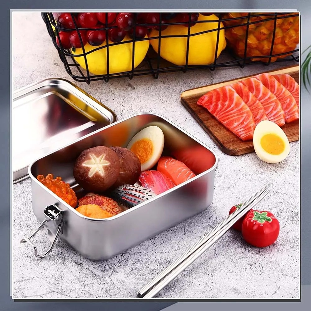 Paslanmaz Çelik Bento Kutusu M - Food Storage Stainless Steel Containers incelemesi ve fiyatı